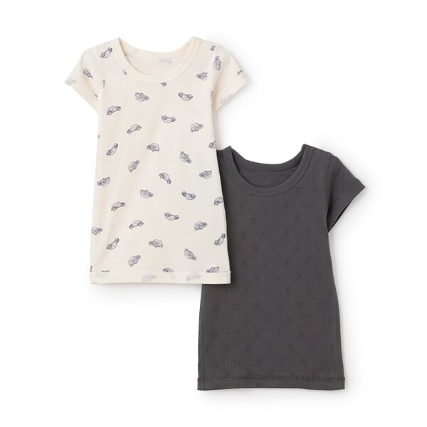 【弱酸性】半袖肌着2P