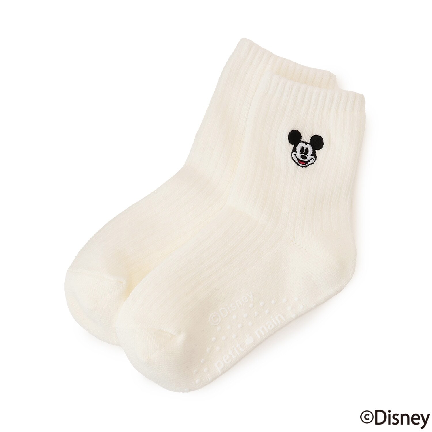 【Disney】ミッキー/刺しゅう靴下