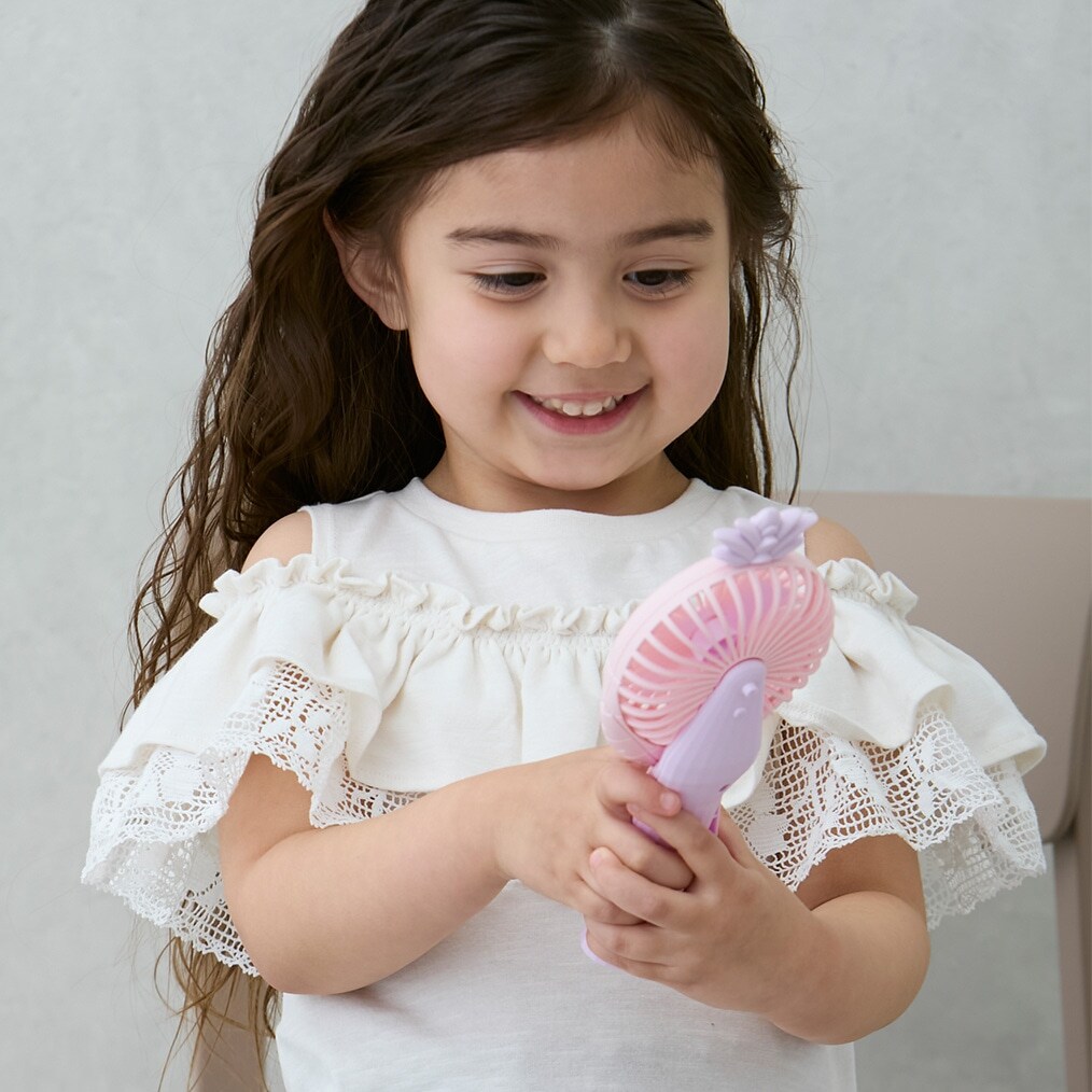 手動ハンディファン(ミストつき)/L