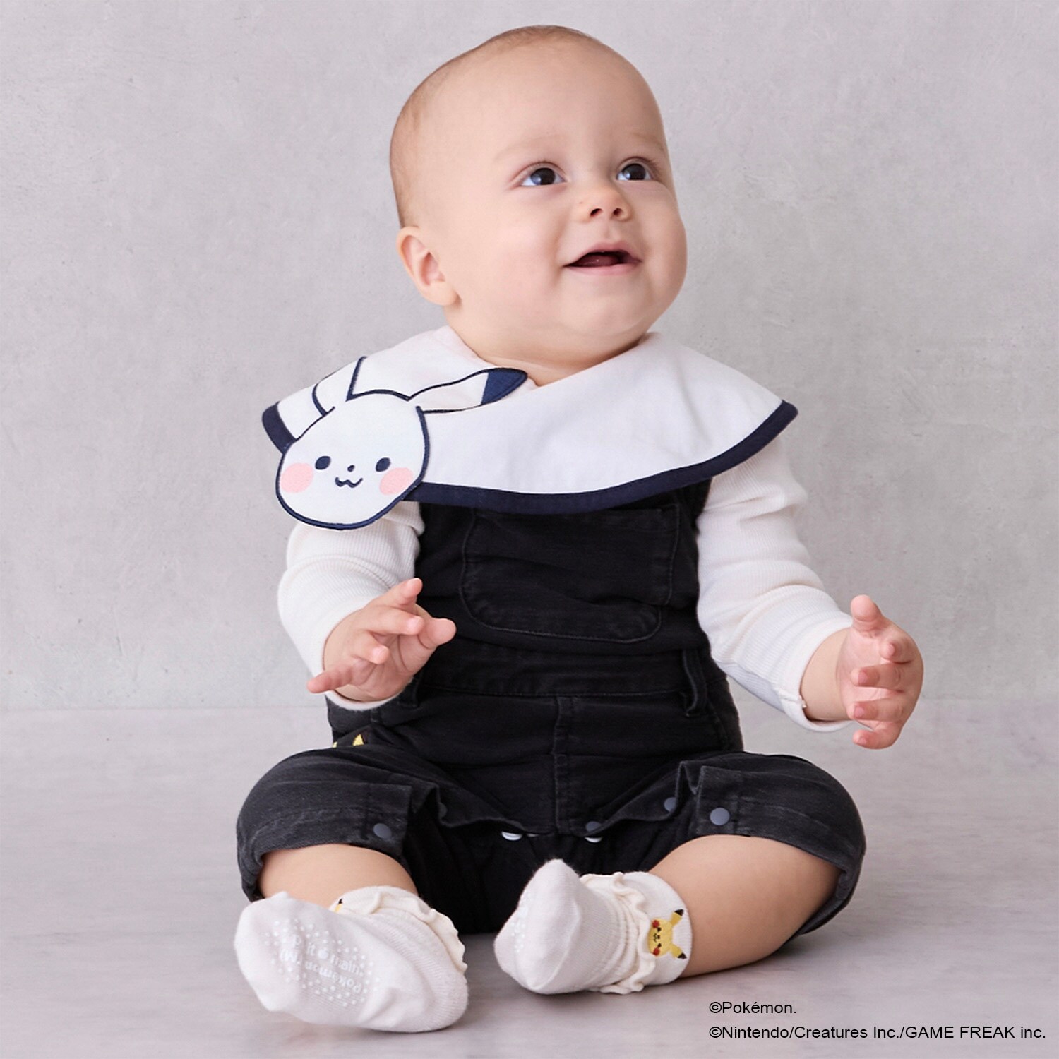 【モンポケ】モチーフサロペット