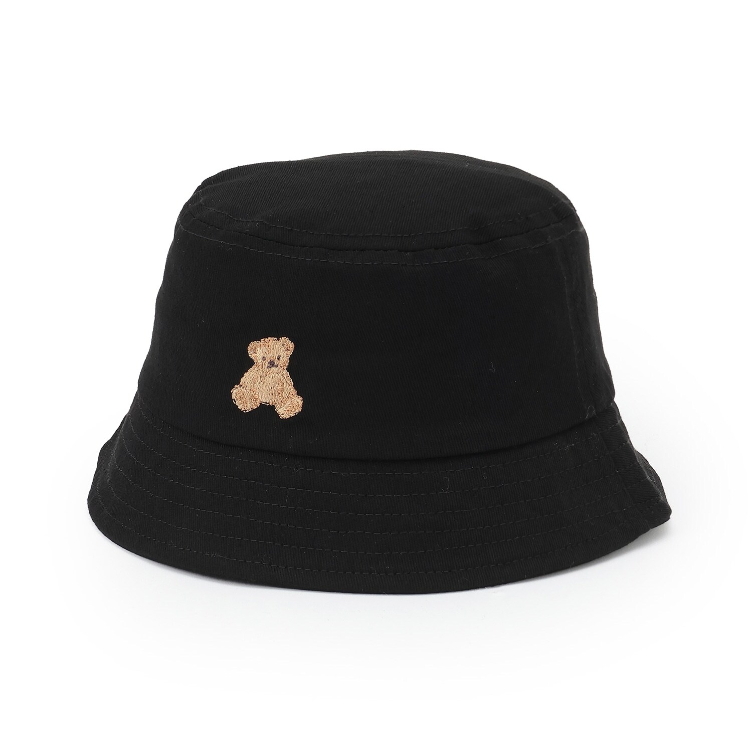 くま刺しゅうバケットハット
