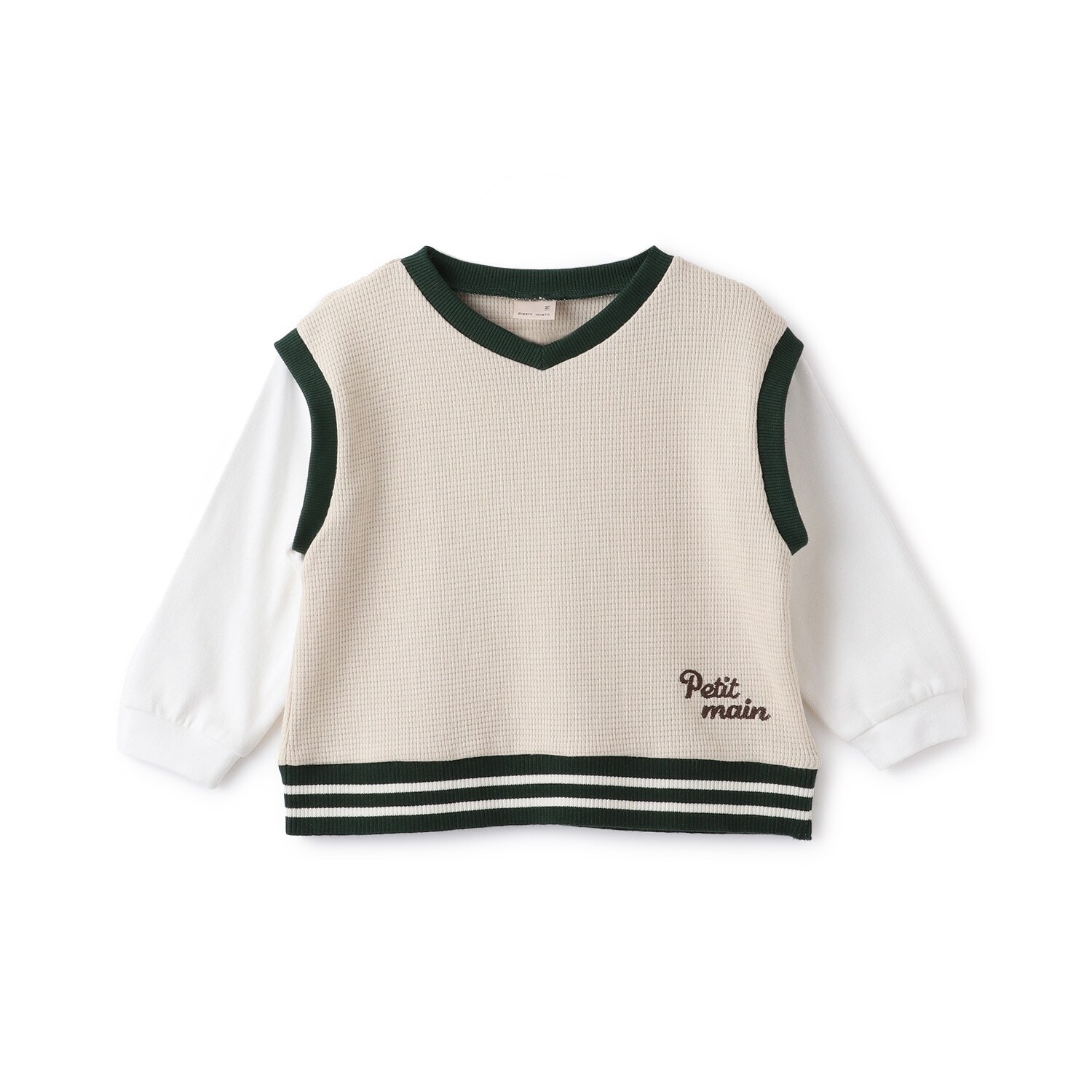 ベストレイヤード長袖Tシャツ