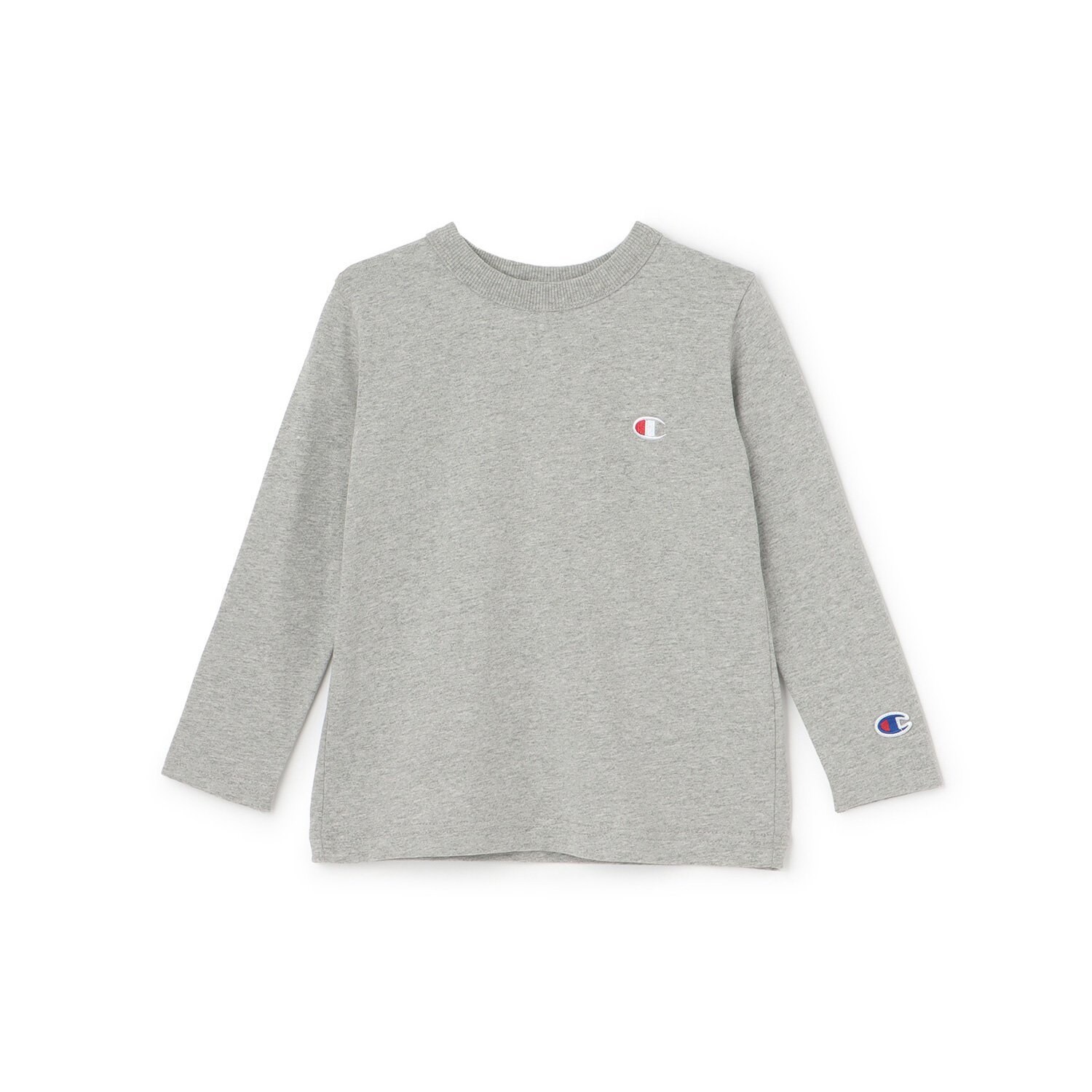 【champion】ワンポイント長袖Tシャツ(サイズ:100～150)