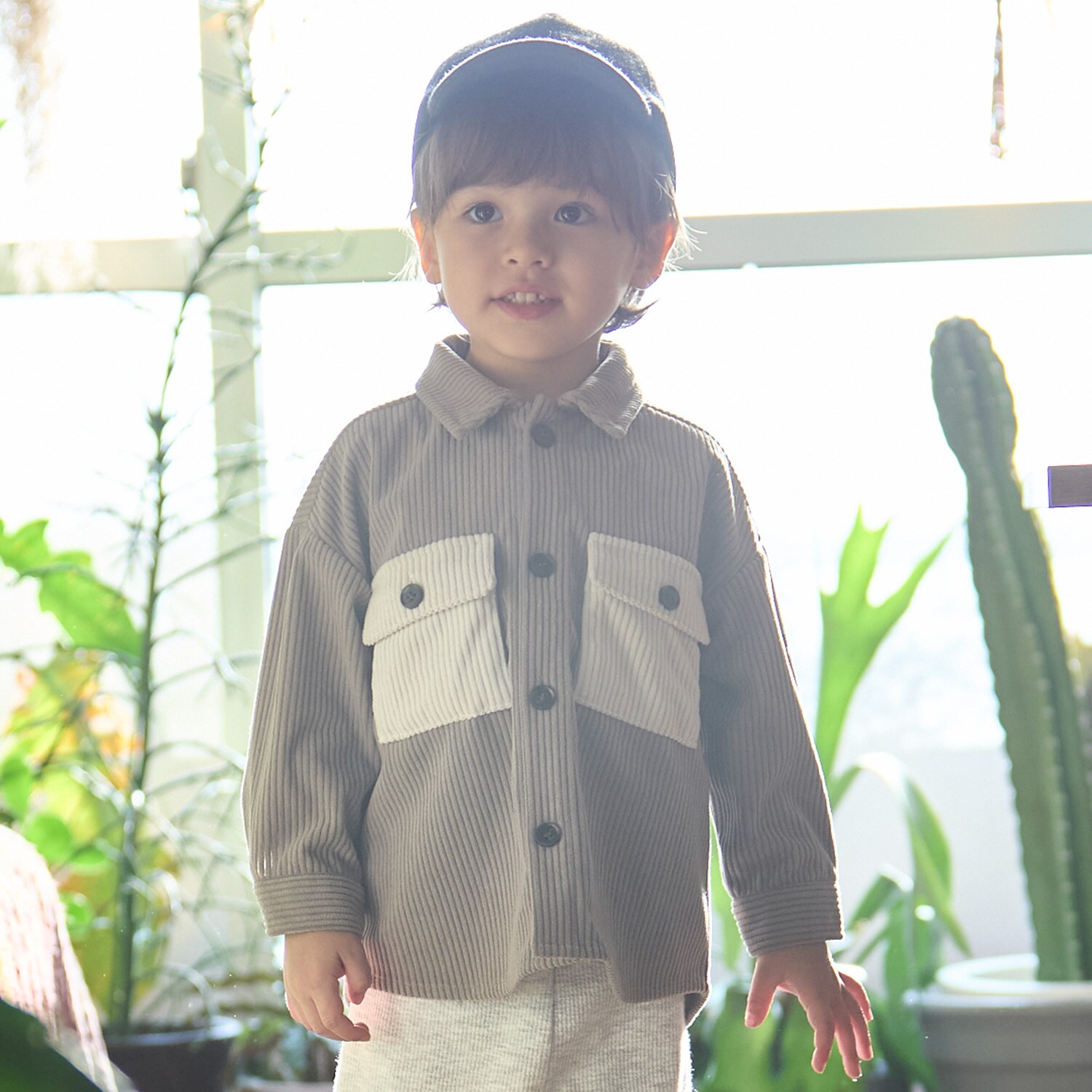 コーデュロイ/チェックアソートシャツ