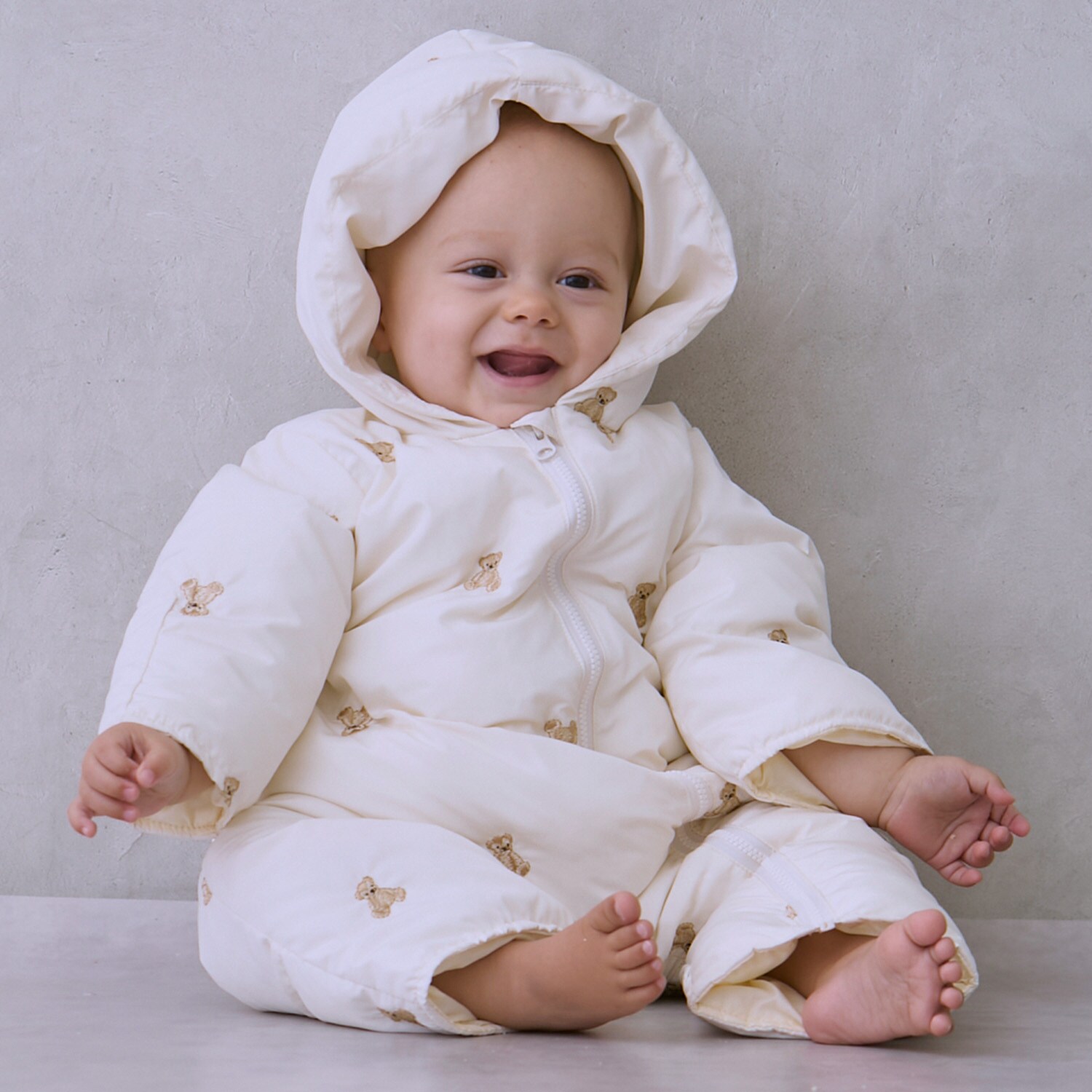 アソート刺しゅう中綿ジャンプスーツ