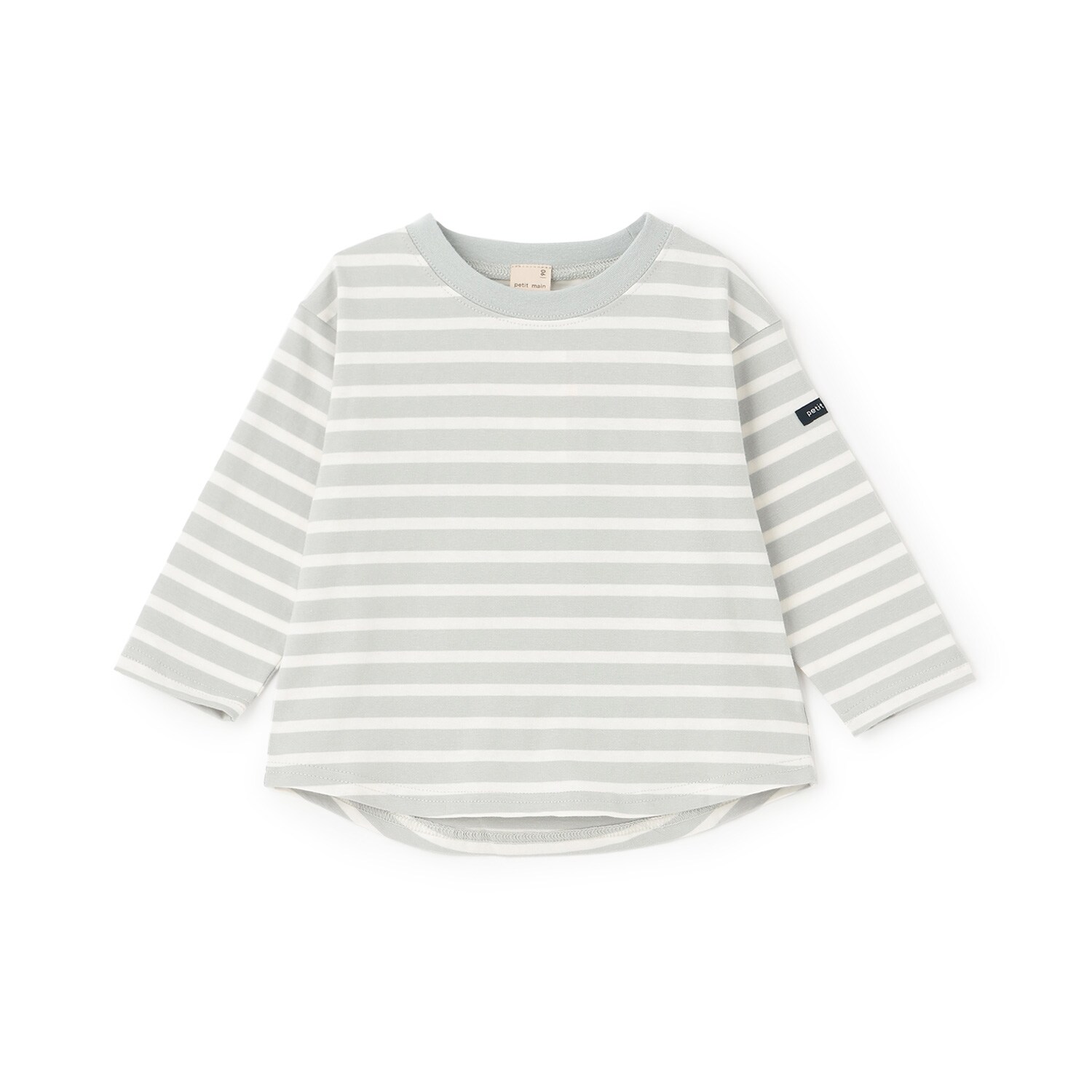 【食品防汚】ボーダー長袖Tシャツ