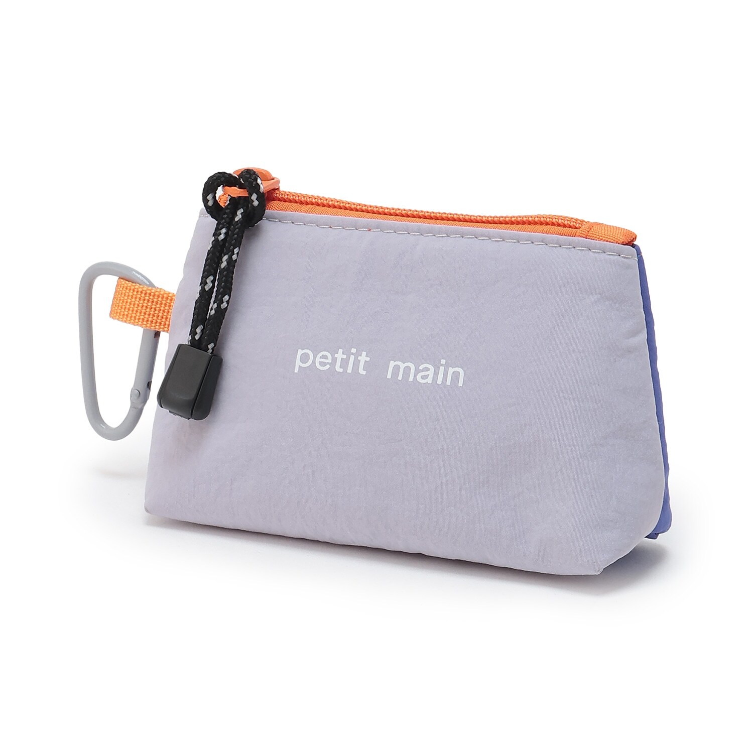 【すぐ取り出せてなくさない】カラビナ付きシャカシャカミニポーチ/LG