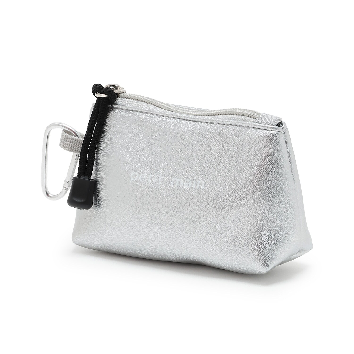 【すぐ取り出せてなくさない】カラビナ付きシャカシャカミニポーチ/LG