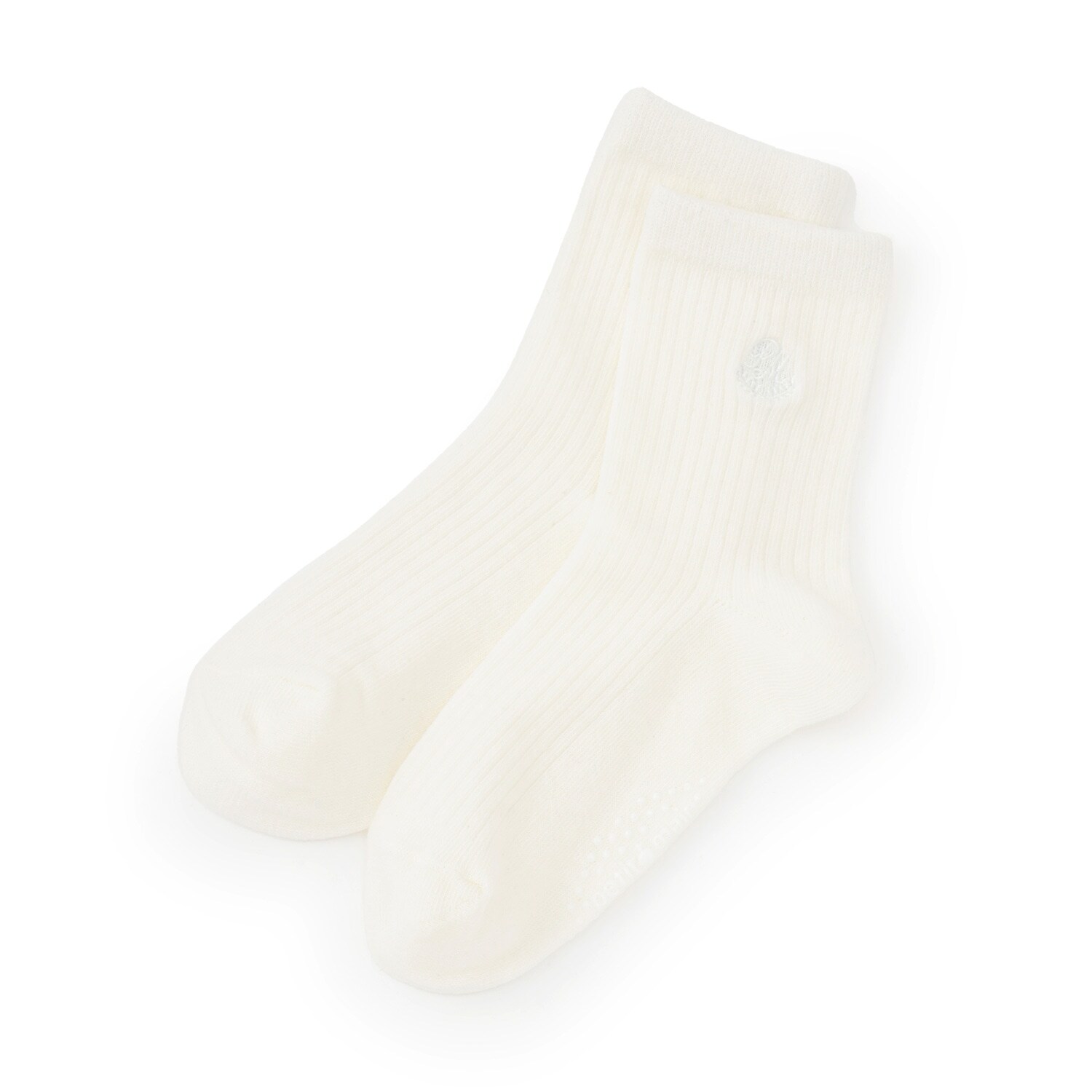 刺しゅうクルーソックス