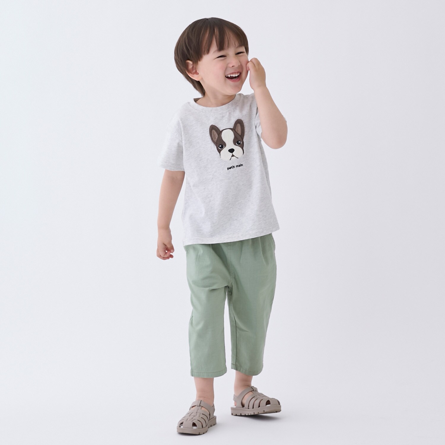 のびのび8分パンツ