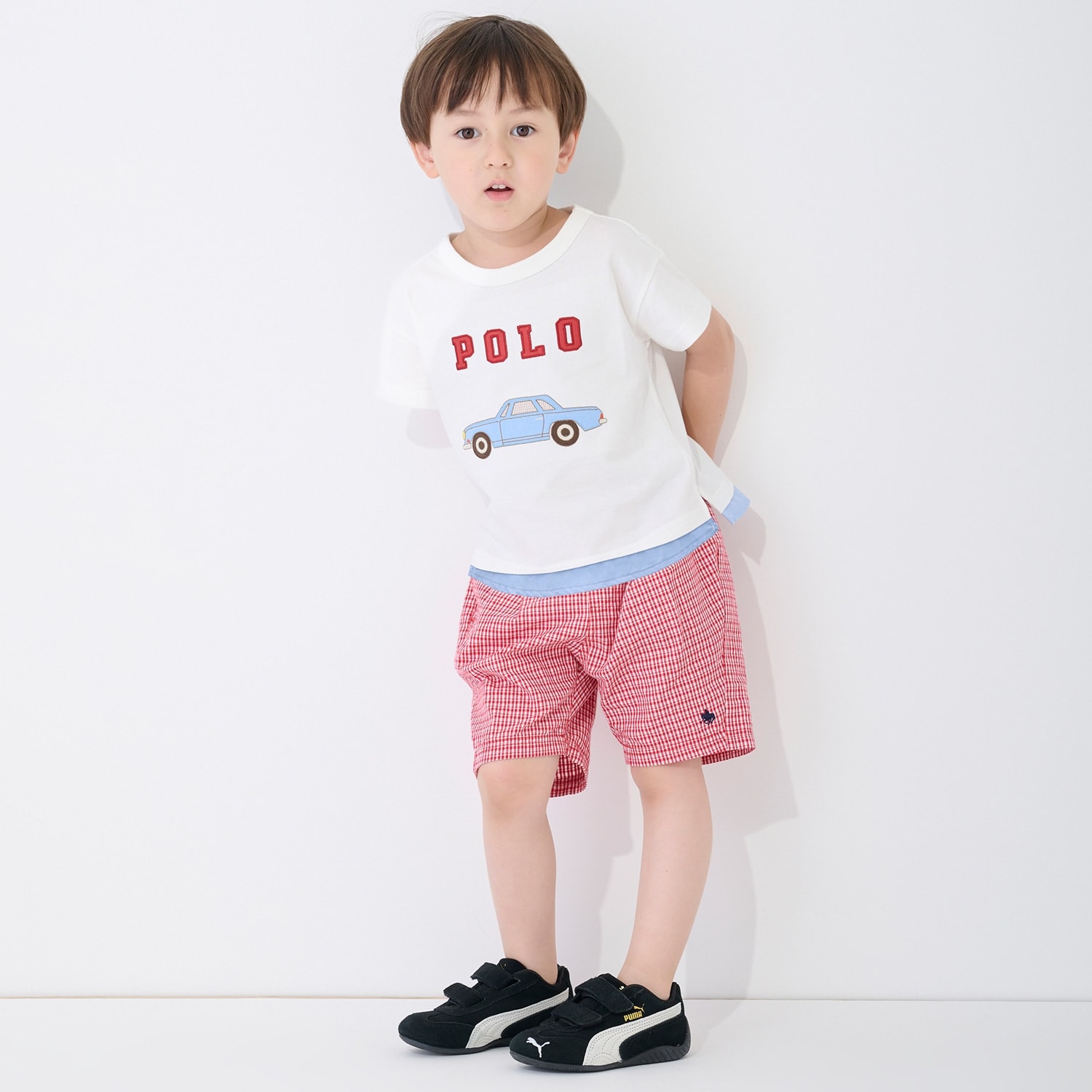 【POLO BCS】ゆるシルエット4分丈パンツ