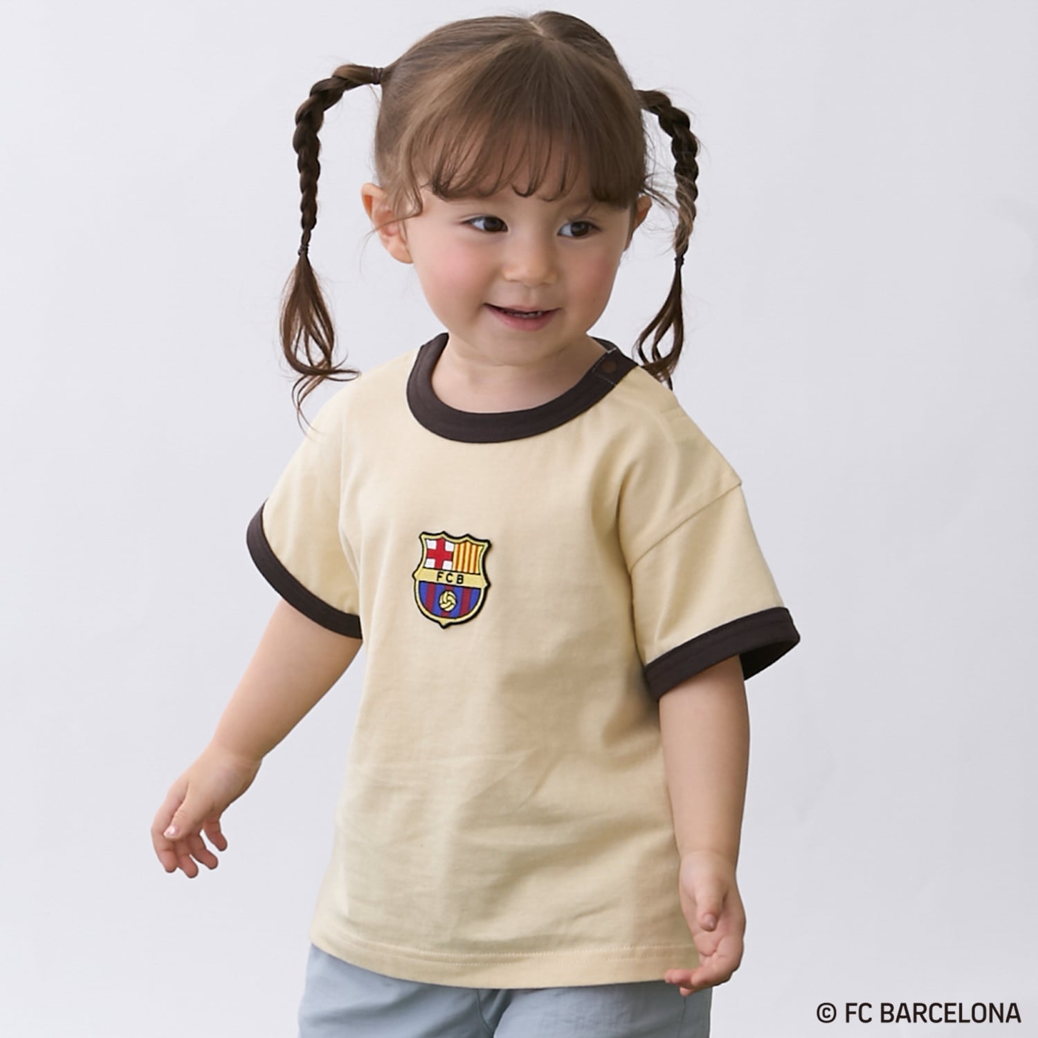 【FC BARCELONA】接触冷感ワッペンTシャツ