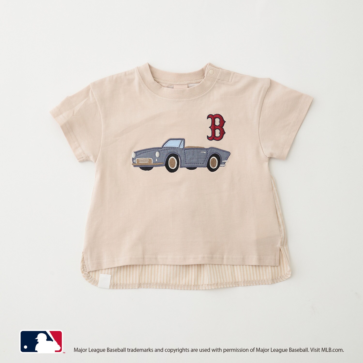 【MLB】車アップリケTシャツ