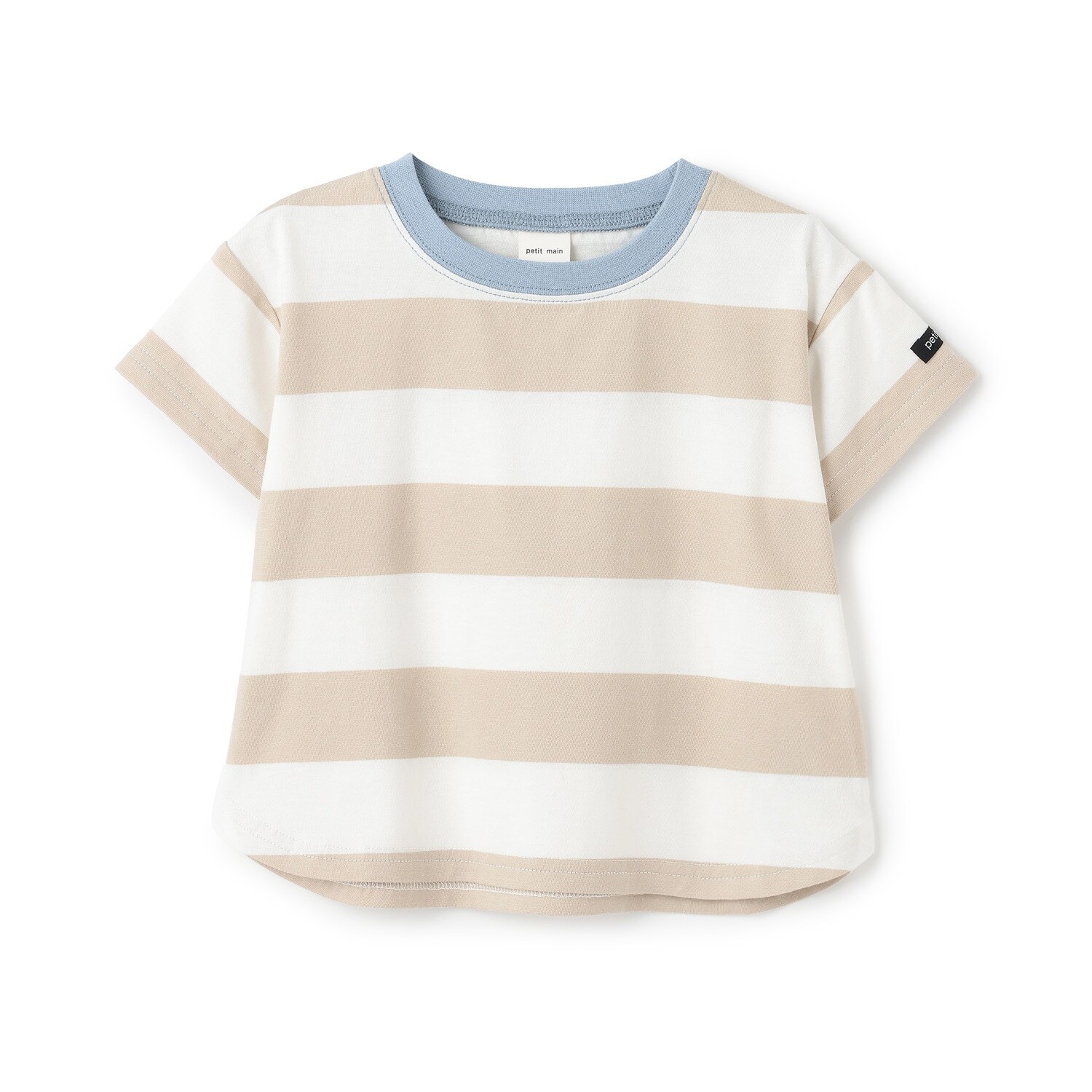 【WEB限定カラー/食品防汚】ボーダー半袖Tシャツ