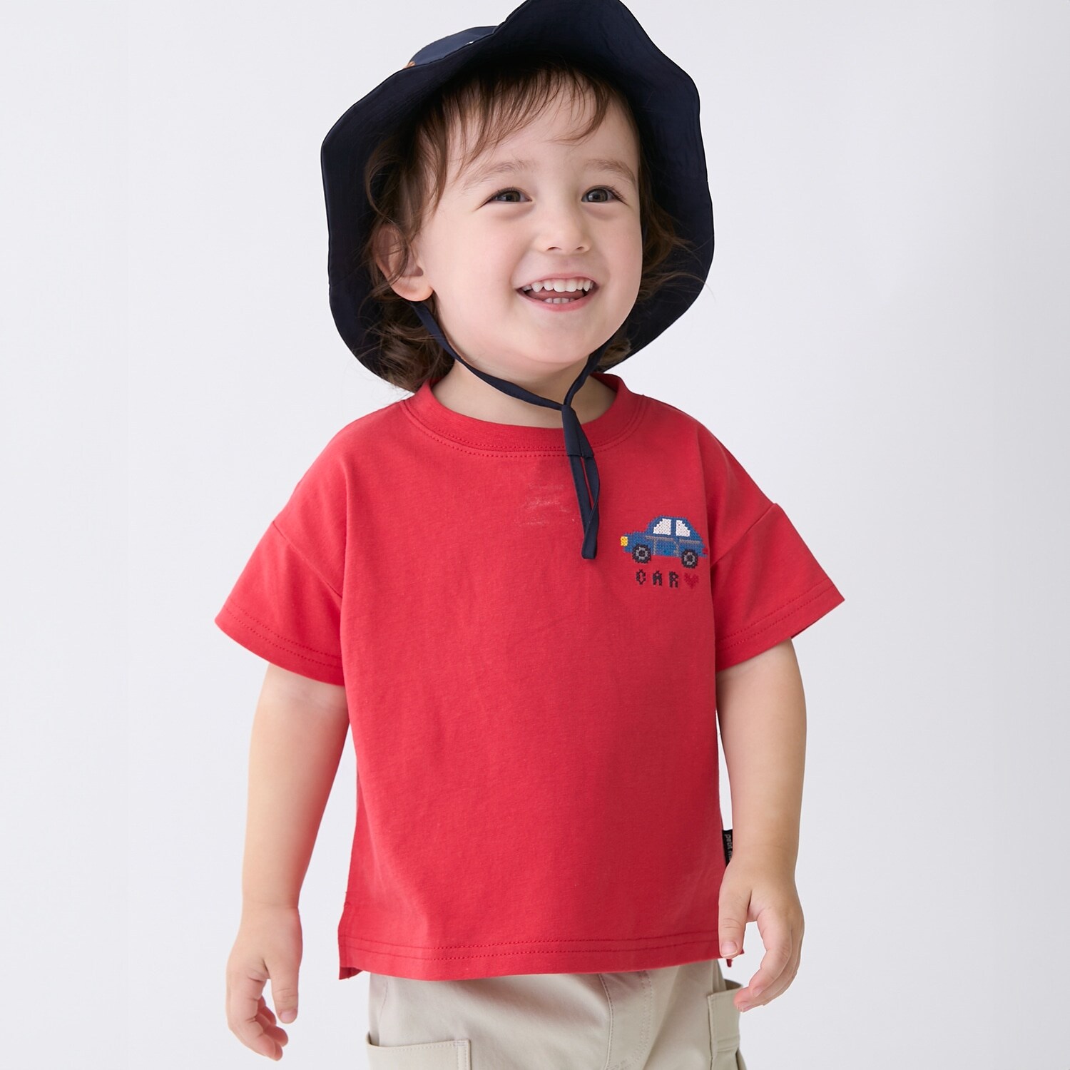 【食品防汚】刺しゅう半袖Tシャツ