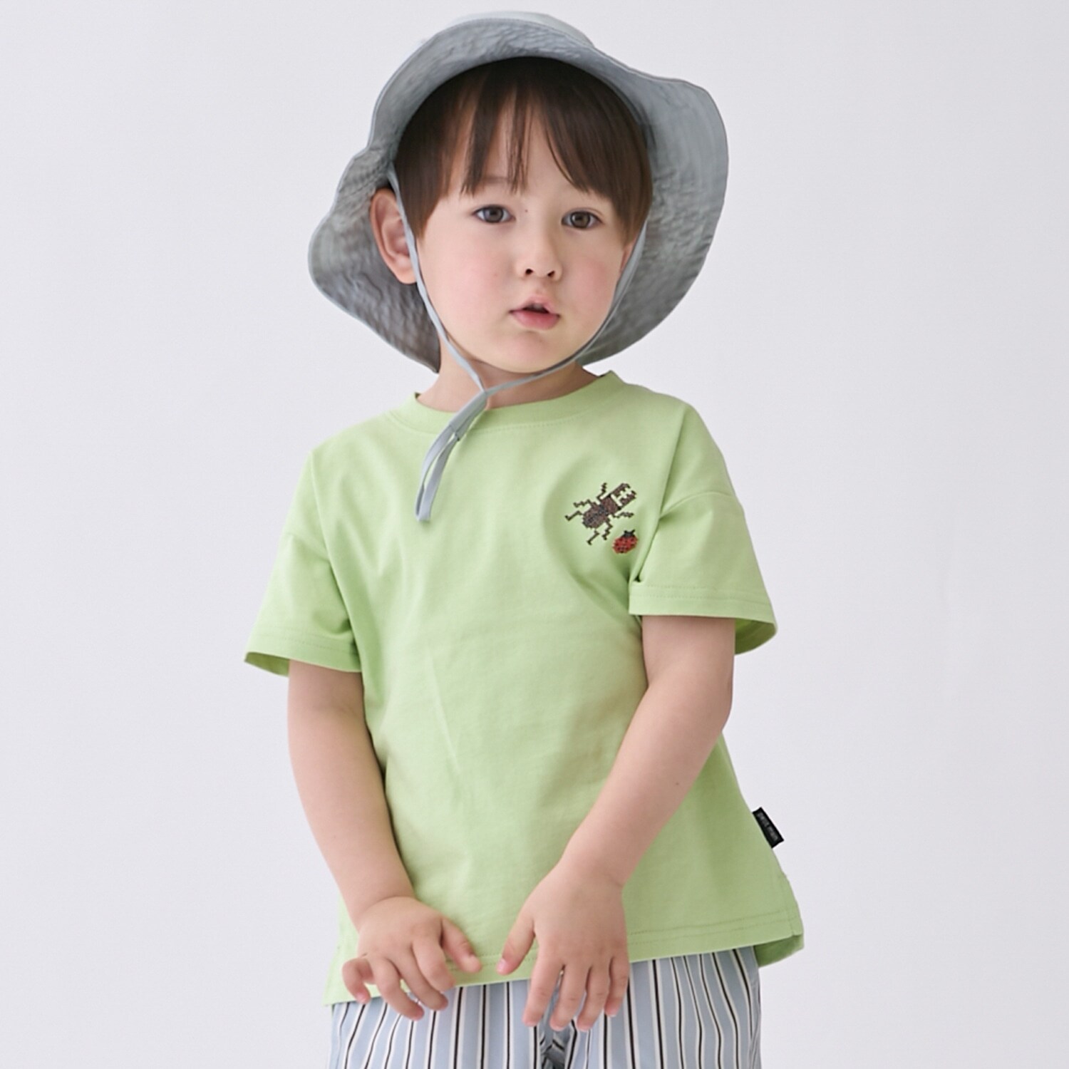 【食品防汚】刺しゅう半袖Tシャツ