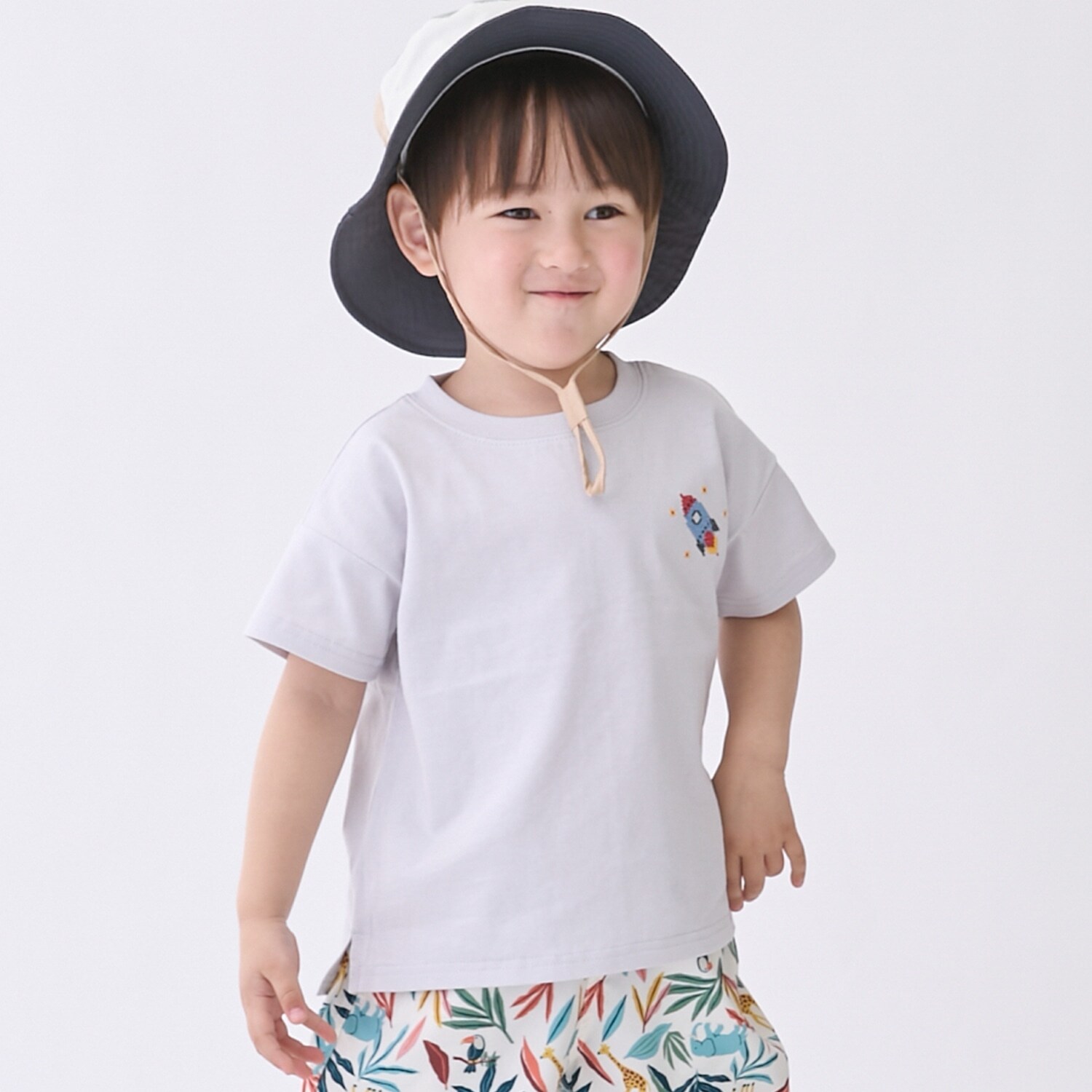 【食品防汚】刺しゅう半袖Tシャツ