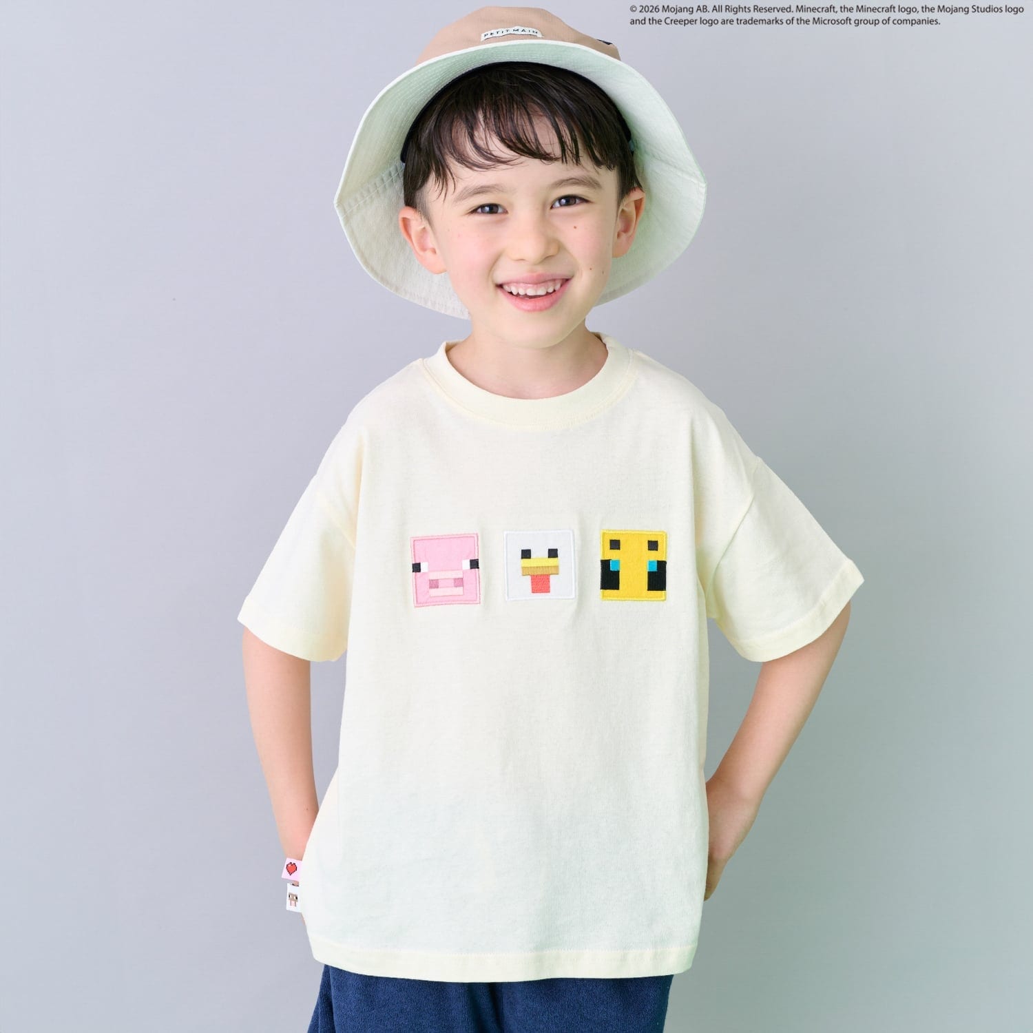 【MINECRAFT】アップリケ半袖Tシャツ