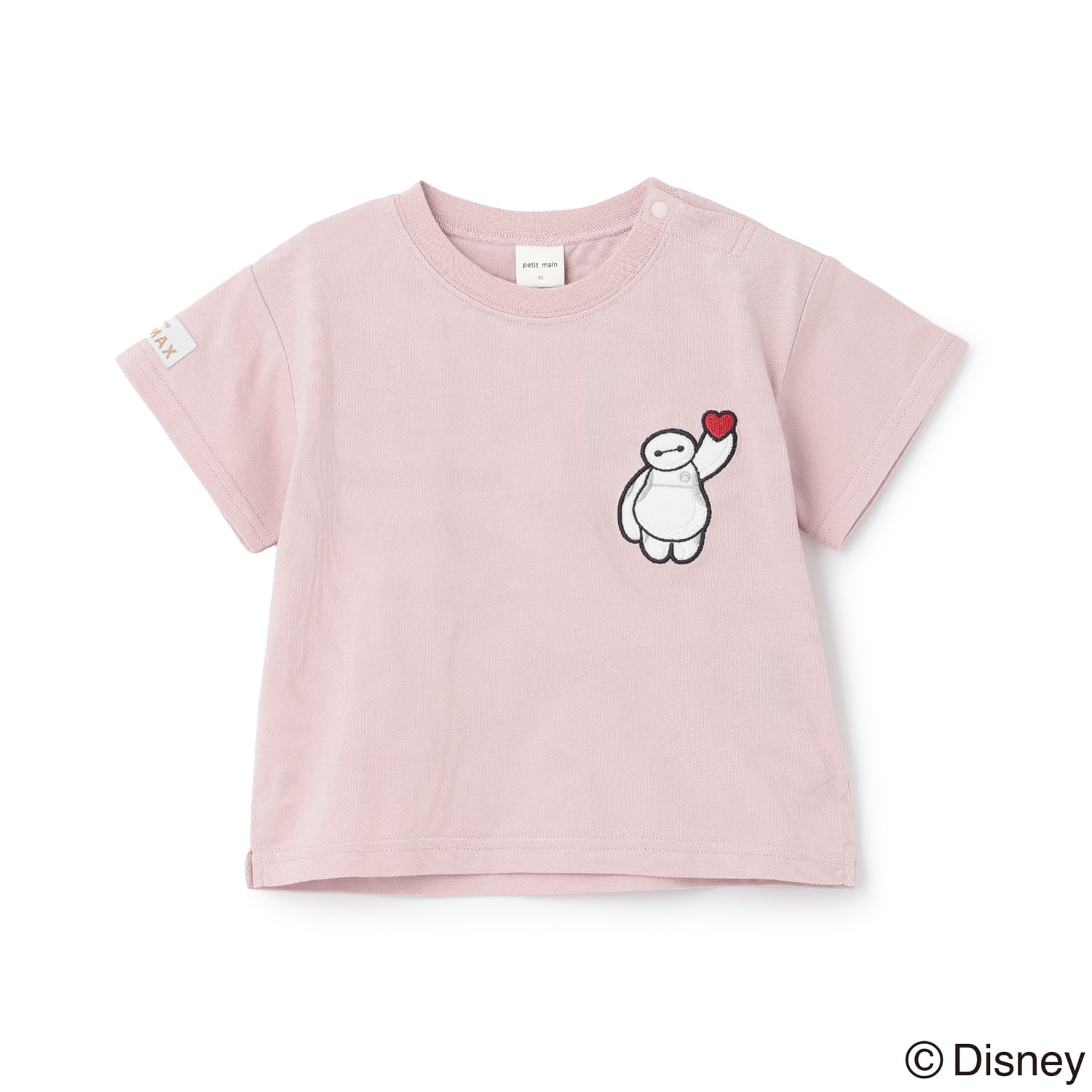 【Disney】【接触冷感】ベイマックス / アップリケTシャツ