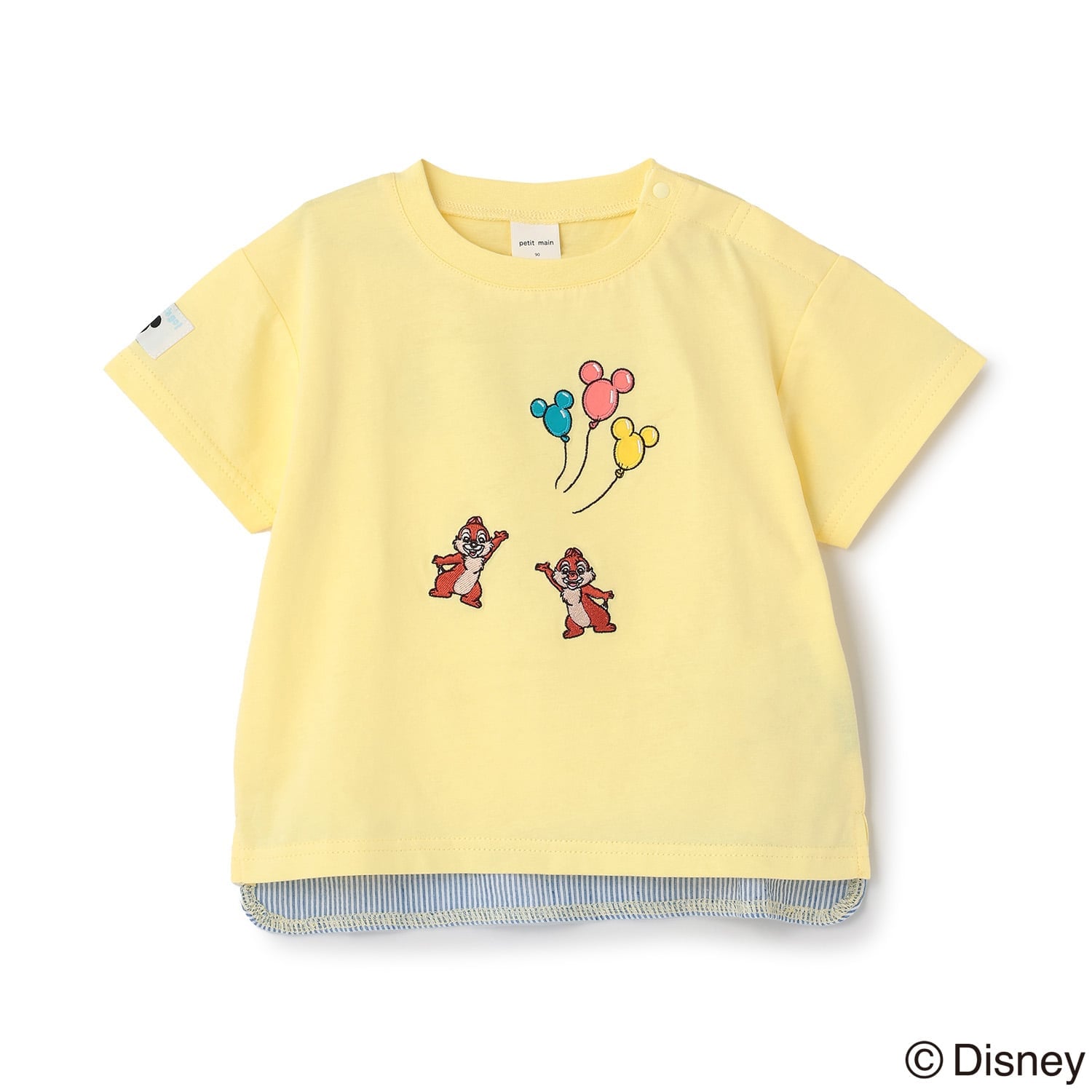 【Disney】アソートアップリケ半袖Tシャツ
