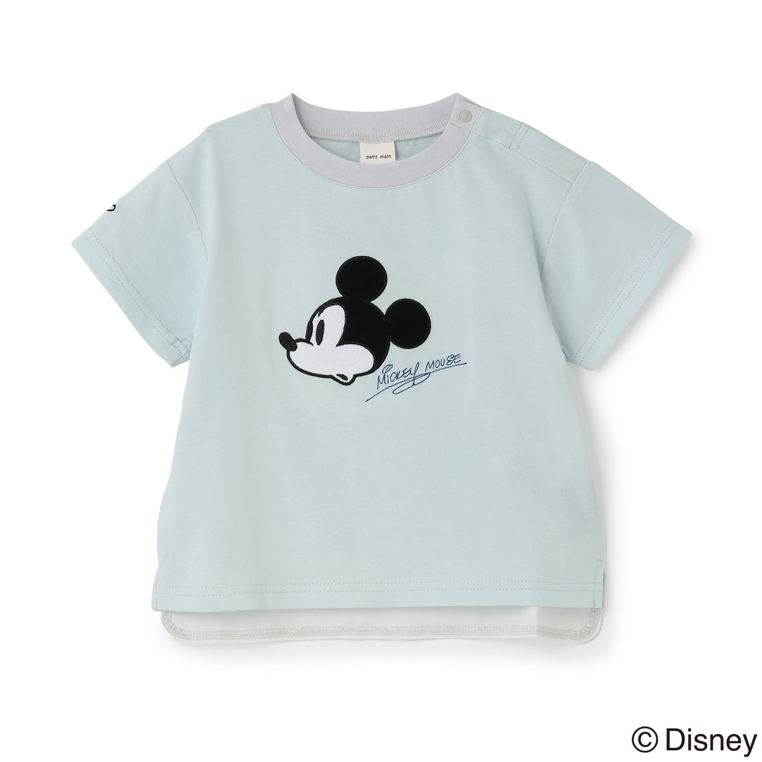【Disney】アソートアップリケ半袖Tシャツ