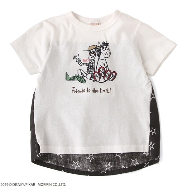 DISNEY/PIXAR TOY STORYデザイン 後ろ切り替えTシャツ