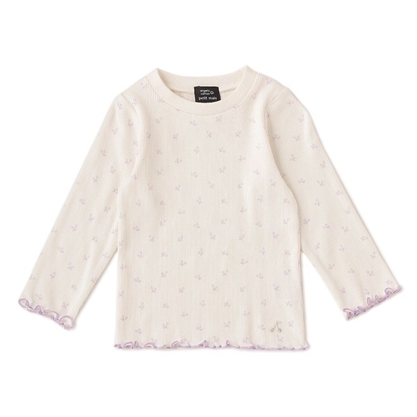 オーガニックコットン チェリーメロウリブTシャツ