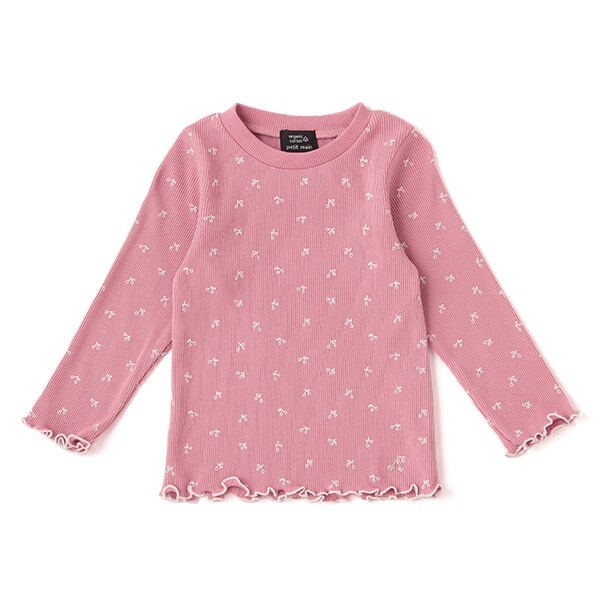 オーガニックコットン チェリーメロウリブTシャツ