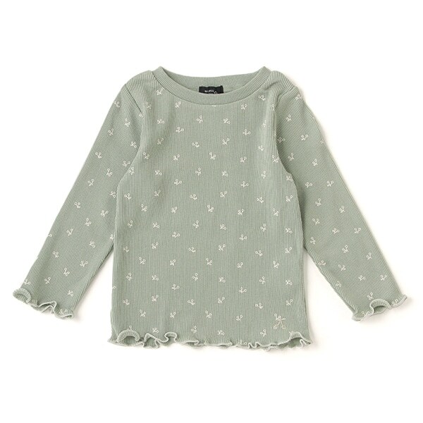 オーガニックコットン チェリーメロウリブTシャツ