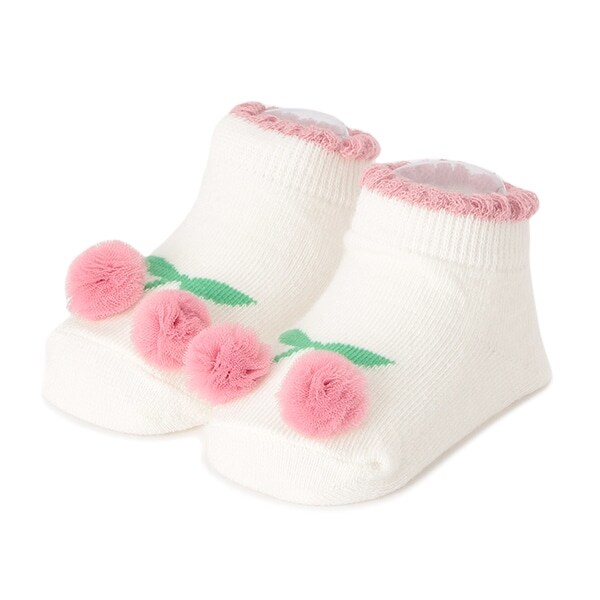 チェリーモチーフカップソックス