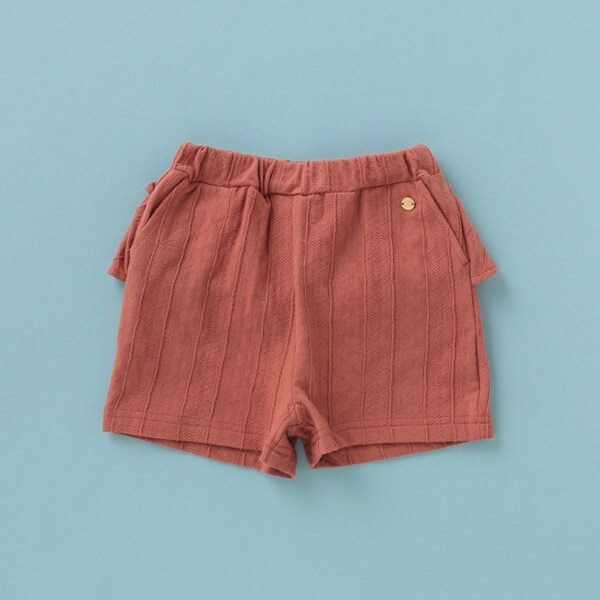 バックフリルカットショートパンツ