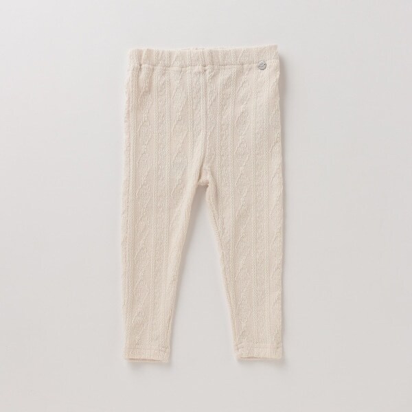 ケーブルジャカードレギンス