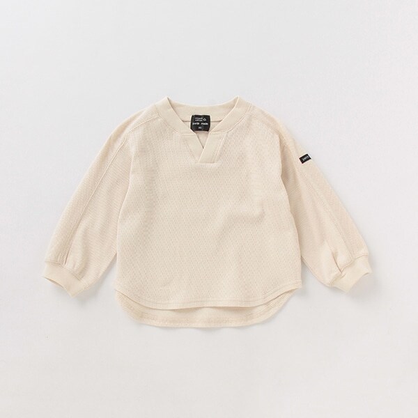 オーガニックコットン VネックサマールTシャツ
