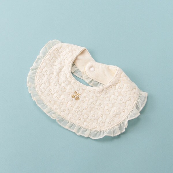 レースフリルフラワー柄サークルスタイ