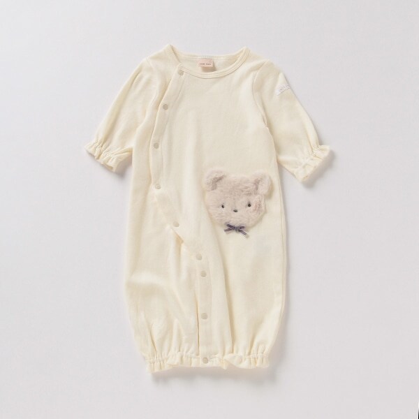 抗菌防臭 クマポケットつき2WAYオール