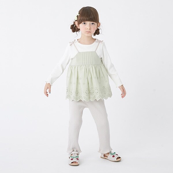 針抜きレギンスパンツ