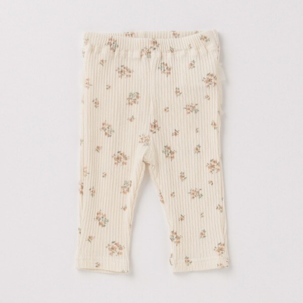 バックフリル8分丈レギンス