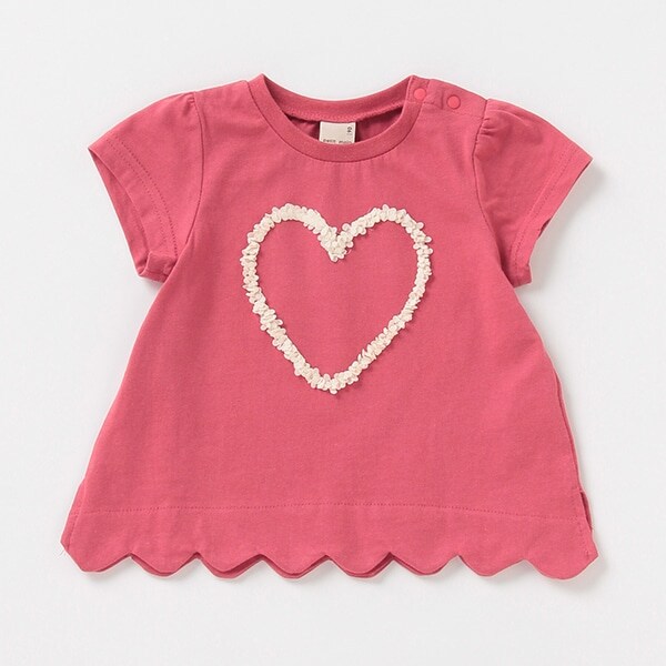 ハートフリルTシャツ