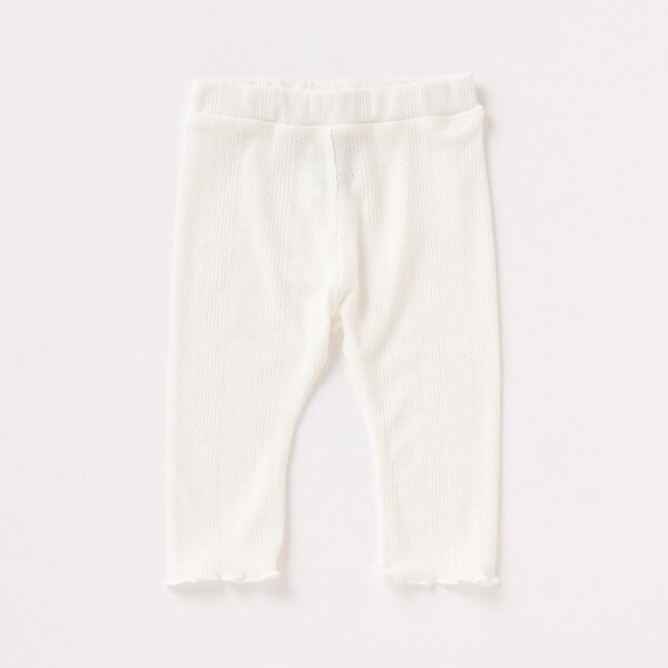 透かし柄レギンス