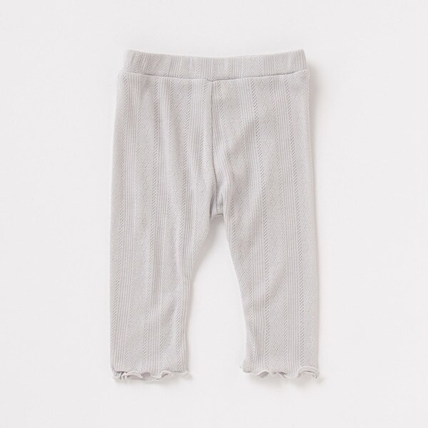 透かし柄レギンス