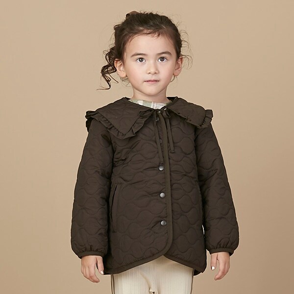【リンク】big衿キルトジャケット(キッズサイズ)