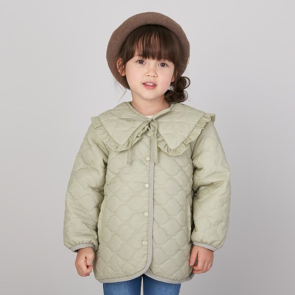 【リンク】big衿キルトジャケット(キッズサイズ)