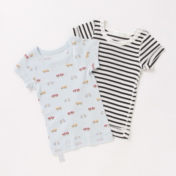 【オーガニック】2P半袖肌着