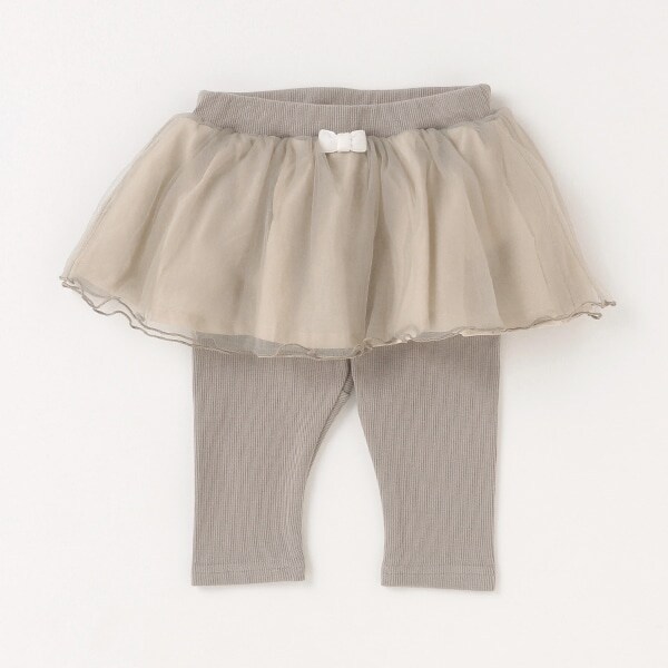 チュールスカートつきレギンス