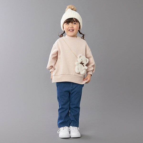 【裏起毛】フレアーストレッチパンツ