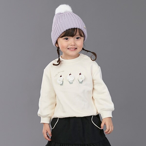 WEB限定色あり【吸湿発熱】スウィーツトレーナー