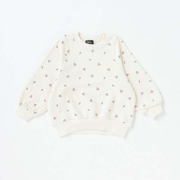 WEB限定色あり【オーガニックコットン】総柄トレーナー