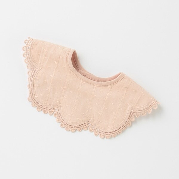 スカラップつけ衿風スタイ