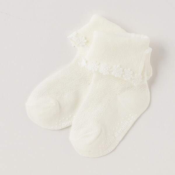 花レースソックス