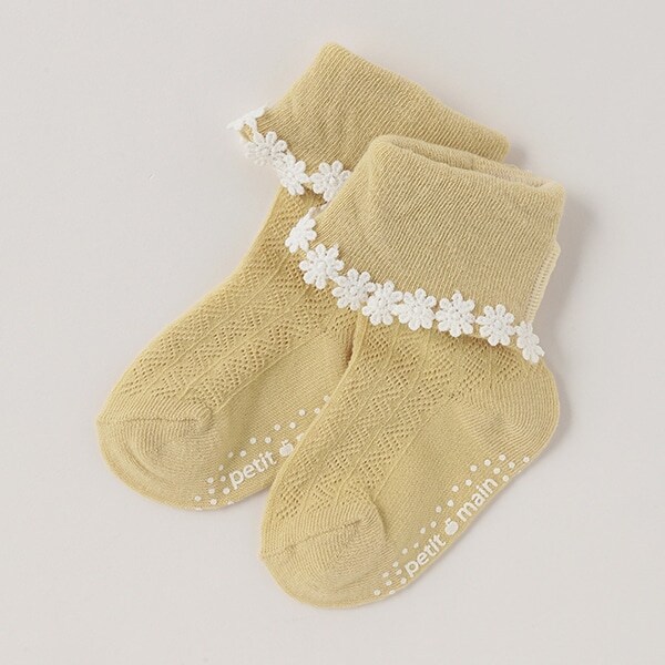 花レースソックス